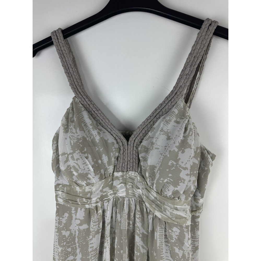 Soft Surroundings Summer Breeze Maxi Dress Braided Straps Overlay Beachy Boho PL - Picture 3 of 13